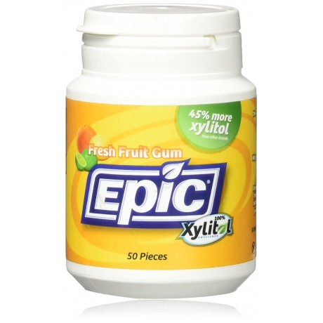 Epic Dental Xylitol Fresh Fruit Gum (1 Pack)