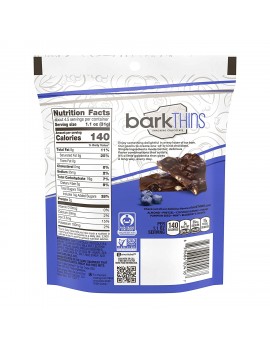Bark Thins Dark Chocolate, Blueberry Quinoa (12 Pack)