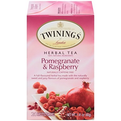 Twinings Herbal Pomegranate Raspberry Tea (6 Pack)